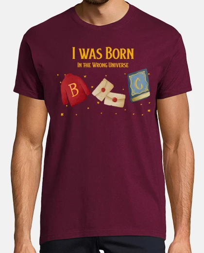T-shirt sono nato nell39universo sbagliato