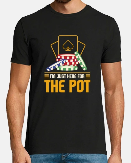 T-shirt Sono qui solo per il piatto divertente 