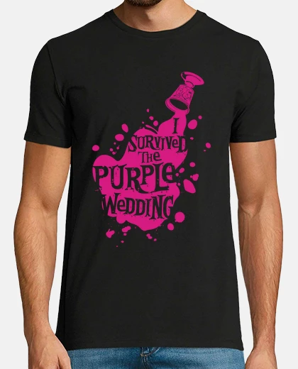 T-shirt sono sopravvissuto il purple matrimonio