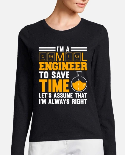 T-shirt sono un ingegnere chimico ho ragione tostadora