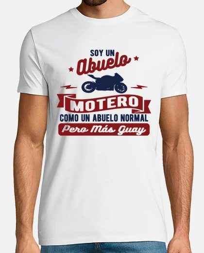 T-shirt sono un nonno biker