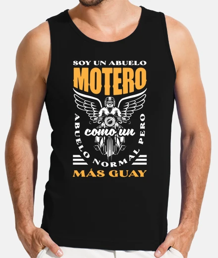 T-shirt sono un nonno biker come un nonno