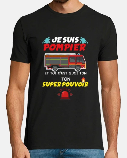 T-shirt sono un vigile del fuoco - qual è il tuo super potere