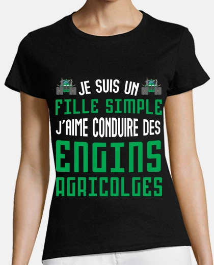 T-shirt Sono una semplice ragazza che amo con r