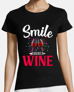 sonríe hay vino