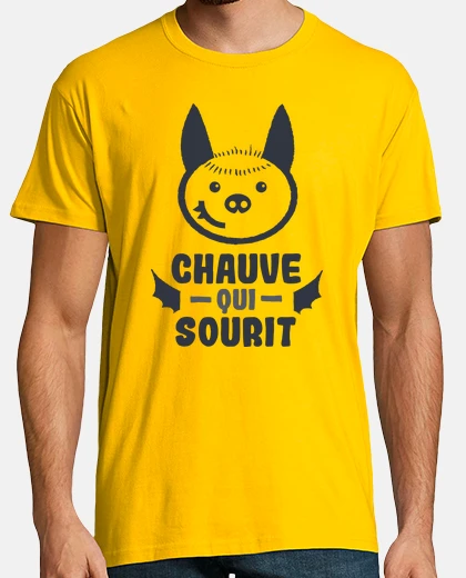 Camiseta sonrisa calva - frase de humor