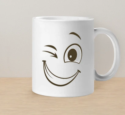 Taza de café divertida personalizada Roblox Guy Face