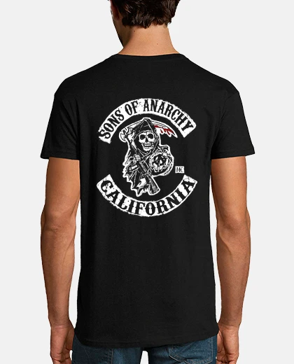T-shirt Sons Of Anarchy M.C. - President - Stampa Fronte e Retro