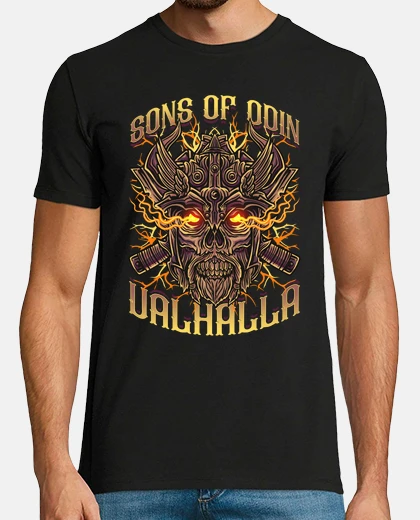 T-shirt sons of odin valhalla vikings ragnar thor viking pride runes