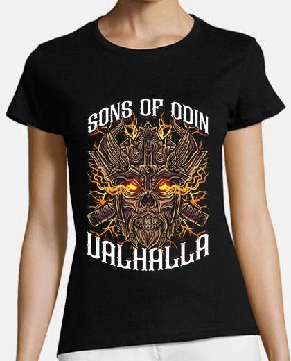 T-shirt sons of odin valhalla vikings ragnar thor viking pride viking runes