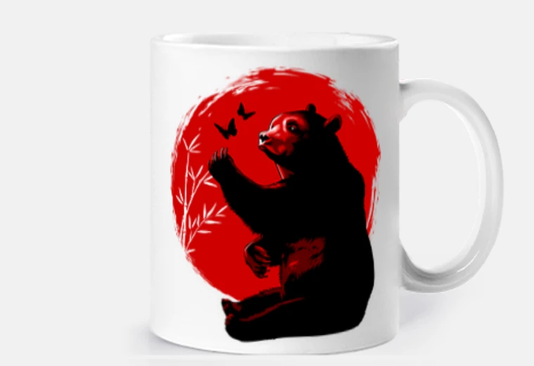 Tazza sopportare sotto il sole