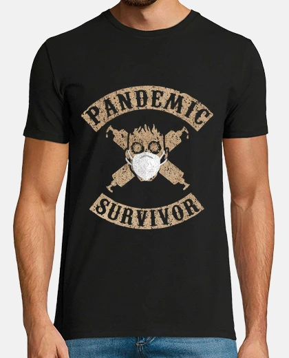 T-shirt sopravvissuto a una pandemia