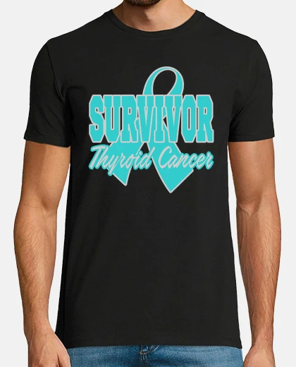 T-shirt sopravvissuto al cancro alla tiroide
