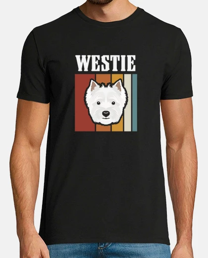 T-shirt sorridente west highland white terrier