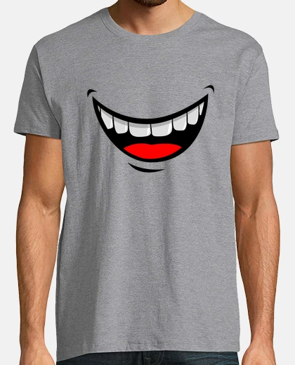 T-shirt sorriso felice