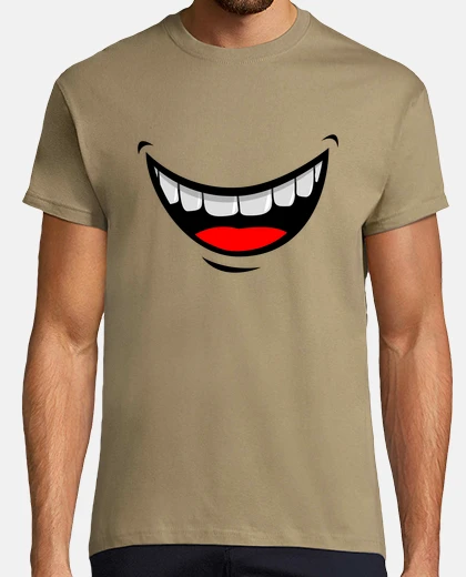 T-shirt sorriso felice