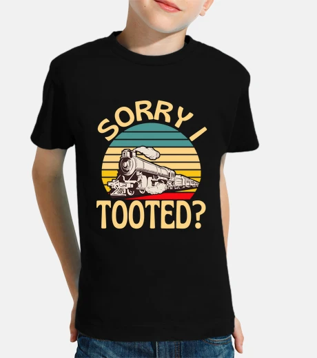 Children's Sorry I Tooted Railway Train Lover Fun