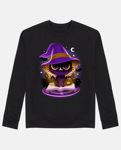 Sweat sort de chat sorcier - h all