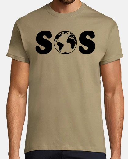 Camiseta sos - día de sobregiro de la tierra - n