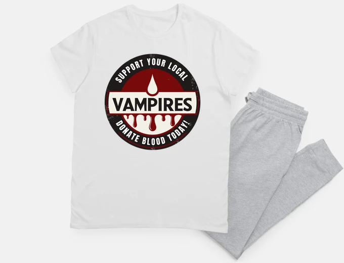 Pigiama sostieni i tuoi vampiri locali