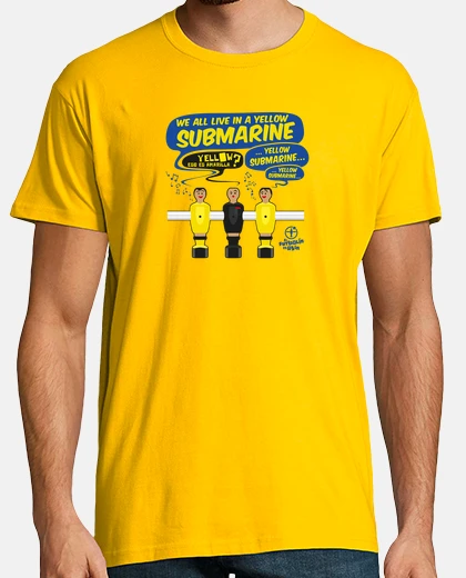 T-shirt sottomarino giallo villarreal blu