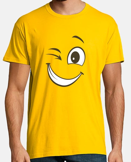 Tee-shirt sourire sourire heureux emoji
