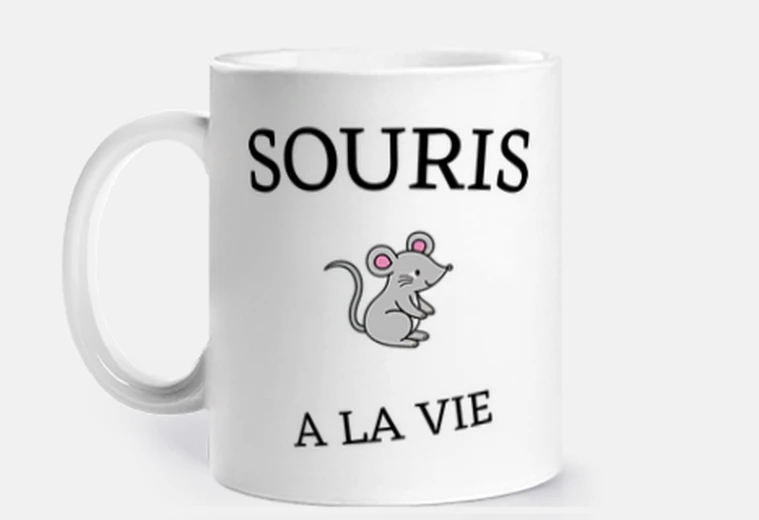 Mug Souris a la vie MUGS
