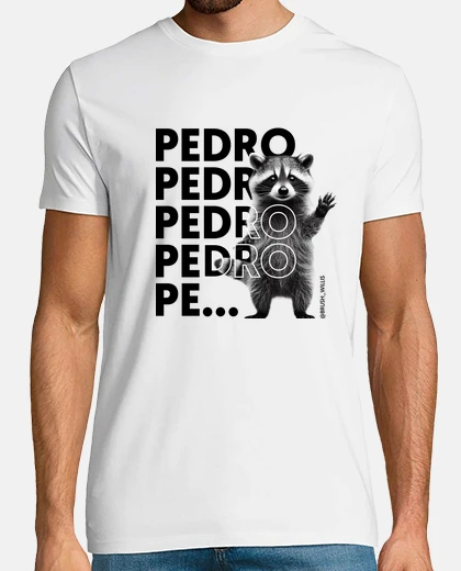 Tee-shirt souris laveur blanc pedro pedro pe