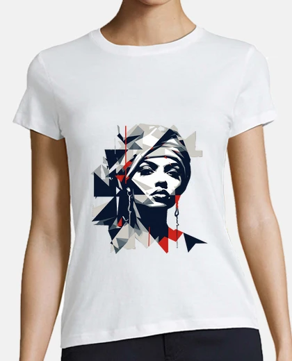 Tee-shirt sous-culture alternative fille afro