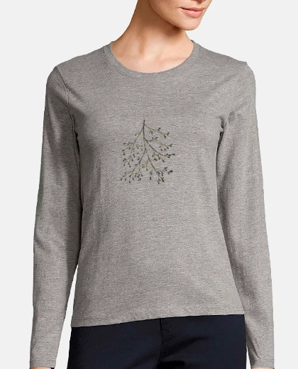Tee-shirt sous le gui t-shirt à manches longues femme