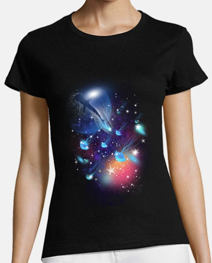 Tee-shirt sous l'espace de la mer