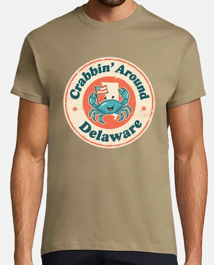Tee-shirt souvenir de crabe de l39État du Delawar