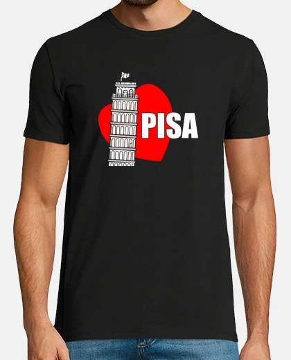Tee-shirt Souvenir de Pise tour penchée Italie