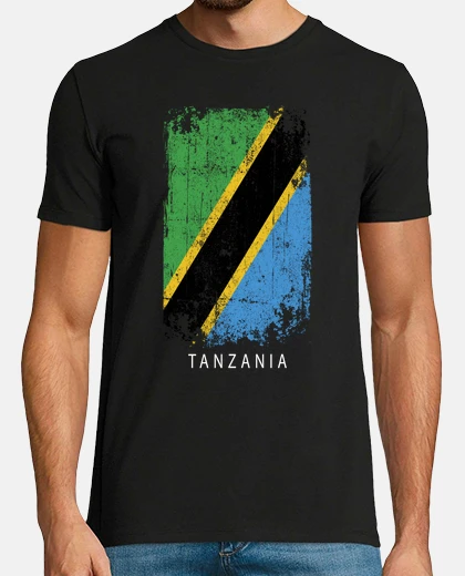 Tee-shirt Souvenir du drapeau du pays de la Tanza