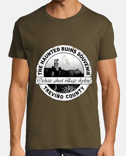 Tee-shirt souvenir ocre