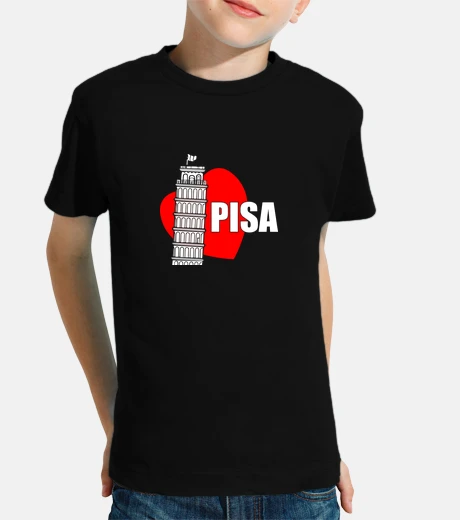 Abbigliamento Souvenir Pisa, Torre Pendente, Italia