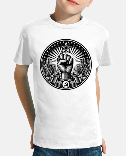 Kids Soviet communist fist emblem