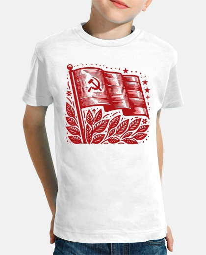 Kids Soviet flag