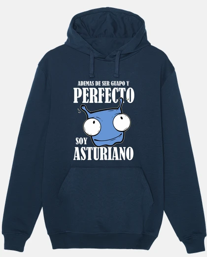 Sudadera Soy asturiano - Fondo oscuro - Hombre, sudadera con capucha