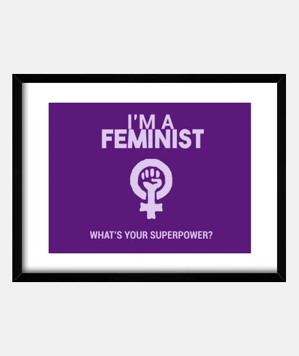 Cuadro Soy Feminista