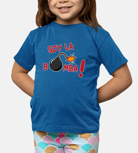 Ropa SOY LA BOMBA, camiseta niños y niñas