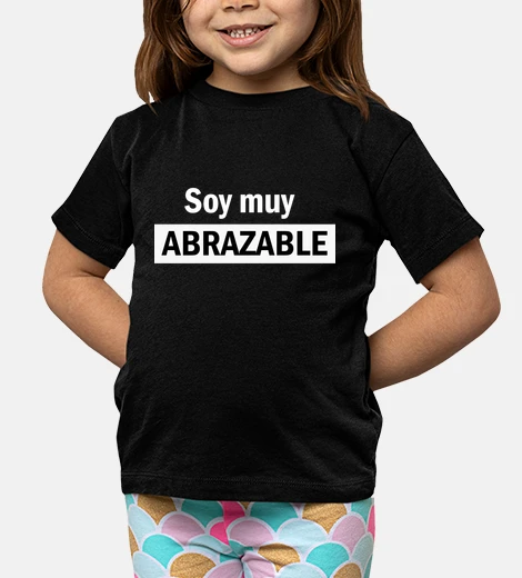 Ropa Soy muy abrazable - Negro