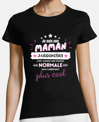 Playera Soy una buena jardinera mamá