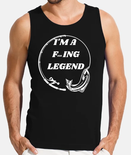 Camiseta soy una leyenda de la pesca
