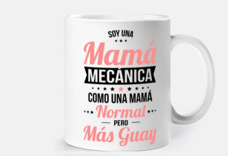 Taza Soy una mamá mecánica más guay