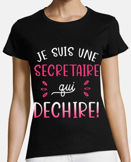 Camiseta Soy una secretaria que rasga el regalo 