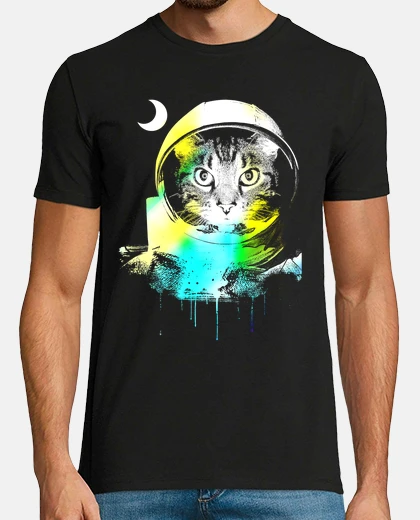 T-shirt Space cat