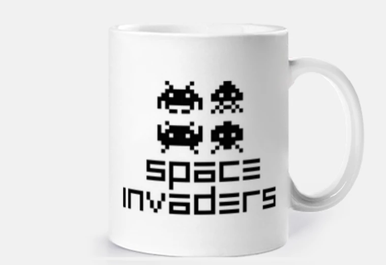 Taza Space Invaders