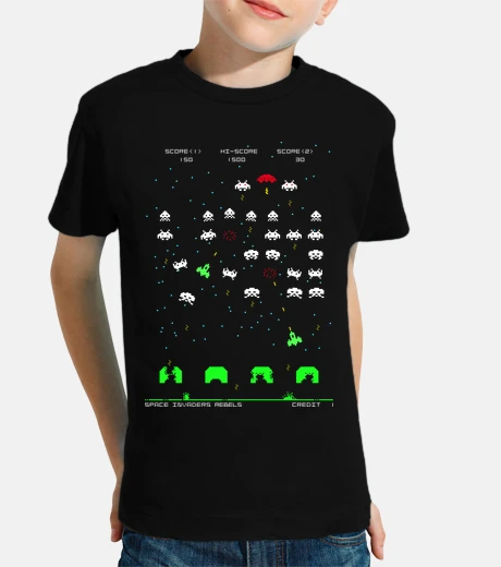 Ropa Space Invaders Rebels