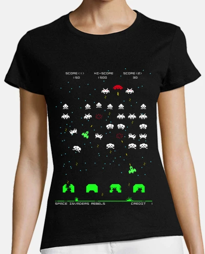T-shirt Space Invaders Rebels